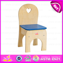 2015 Mini Cheap Wooden Chair for Kids, Wholesale Children Toy Wooden Rest Chair, High Quality Wooden Dining Chair for Baby W08g030